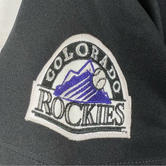 Vintage 90s Colorado Rockies MLB x Russell Athletic Diamond Jersey Sz 40 - Picture 6 of 7